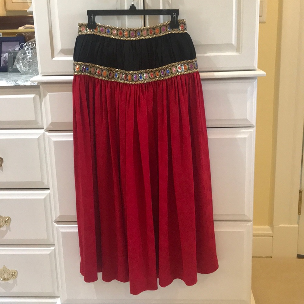 Oscar de la Renta silk skirt